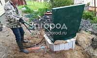 Установка септика Евробион под ключ Установка септика Евробион под ключ
